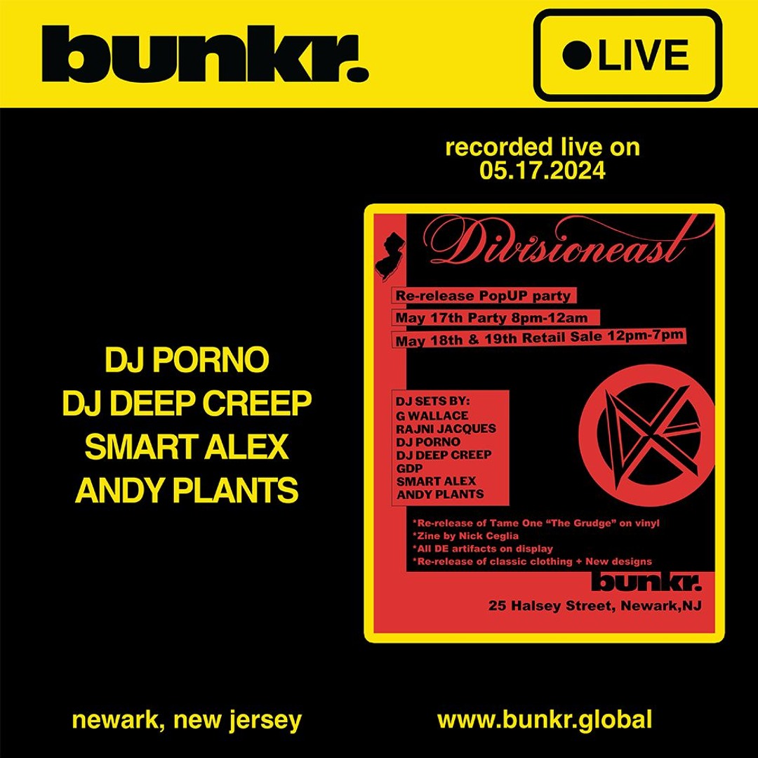 DJ PORNO, DJ DEEP CREEP, SMART ALEX, ANDY PLANTS @ Division East Popup [05...