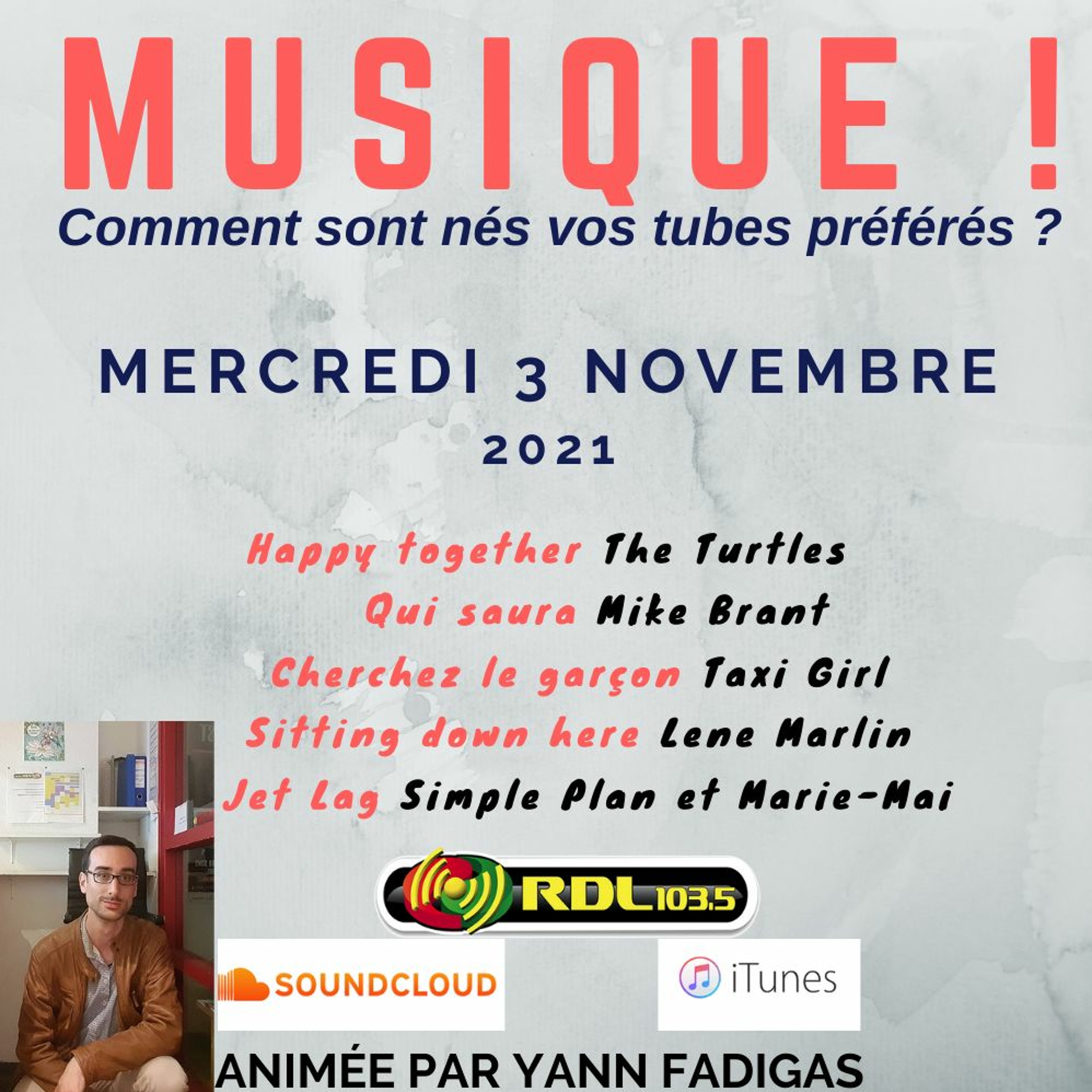 MUSIQUE ! 117 - "Qui saura" (Mike Brant) / "Jet Lag" (Simple Plan) / "Cherchez le garçon" episode artwork