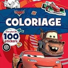 ⬇️ READ EBOOK Disney Pixar Cars - Coloriage avec plus de 100 stickers (Flash McQueen et Martin) Ful