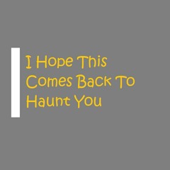 I Hope This Comes Back To Haunt You - Neck Deep (Acoustic Cover)