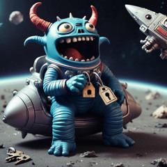 Space monster lost his keys