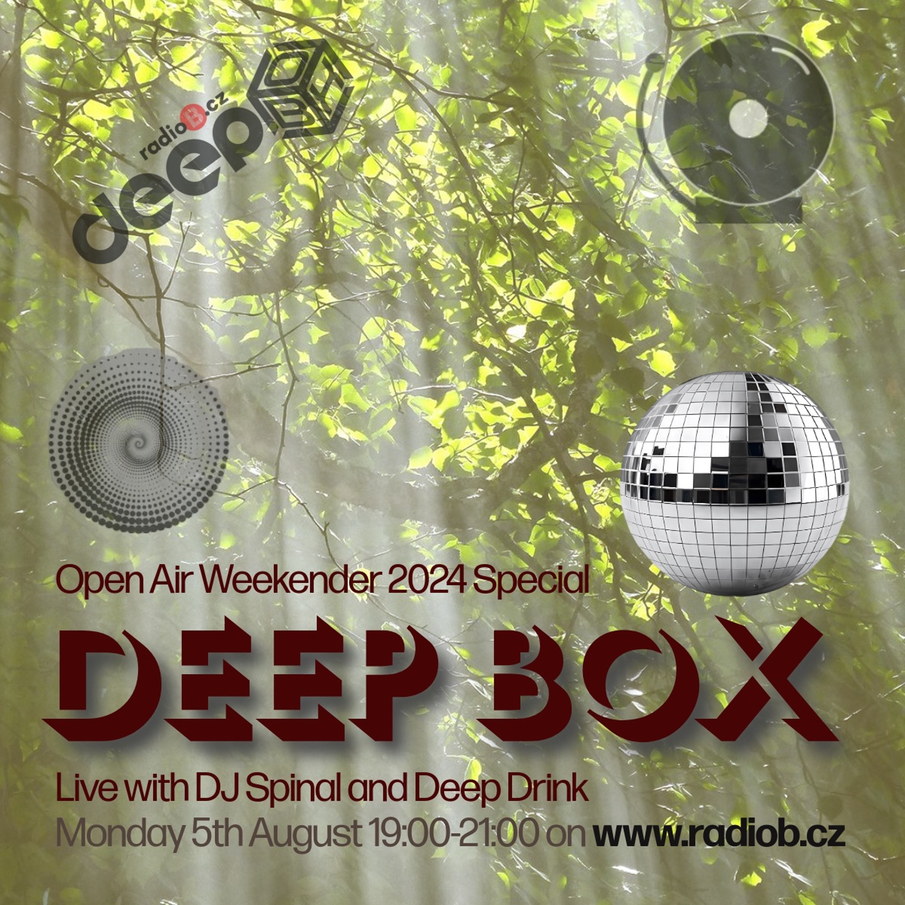 RadioB - DeepBox: Live with DeepDrink and Dj Spinal / 5.8.2024 episode artwork