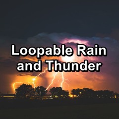 Light Thunder and Rain Sound with Thunder