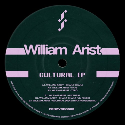 PREMIERE: William Arist - Days [FRNZYREC003]