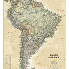 GET EBOOK 📩 National Geographic South America Wall Map - Executive (23.5 x 30.25 in)