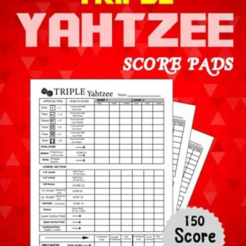 Triple Yahtzee Score Card Printable - Artworks BA5pkldWjj90yqLw 4CGqKg T500x500 