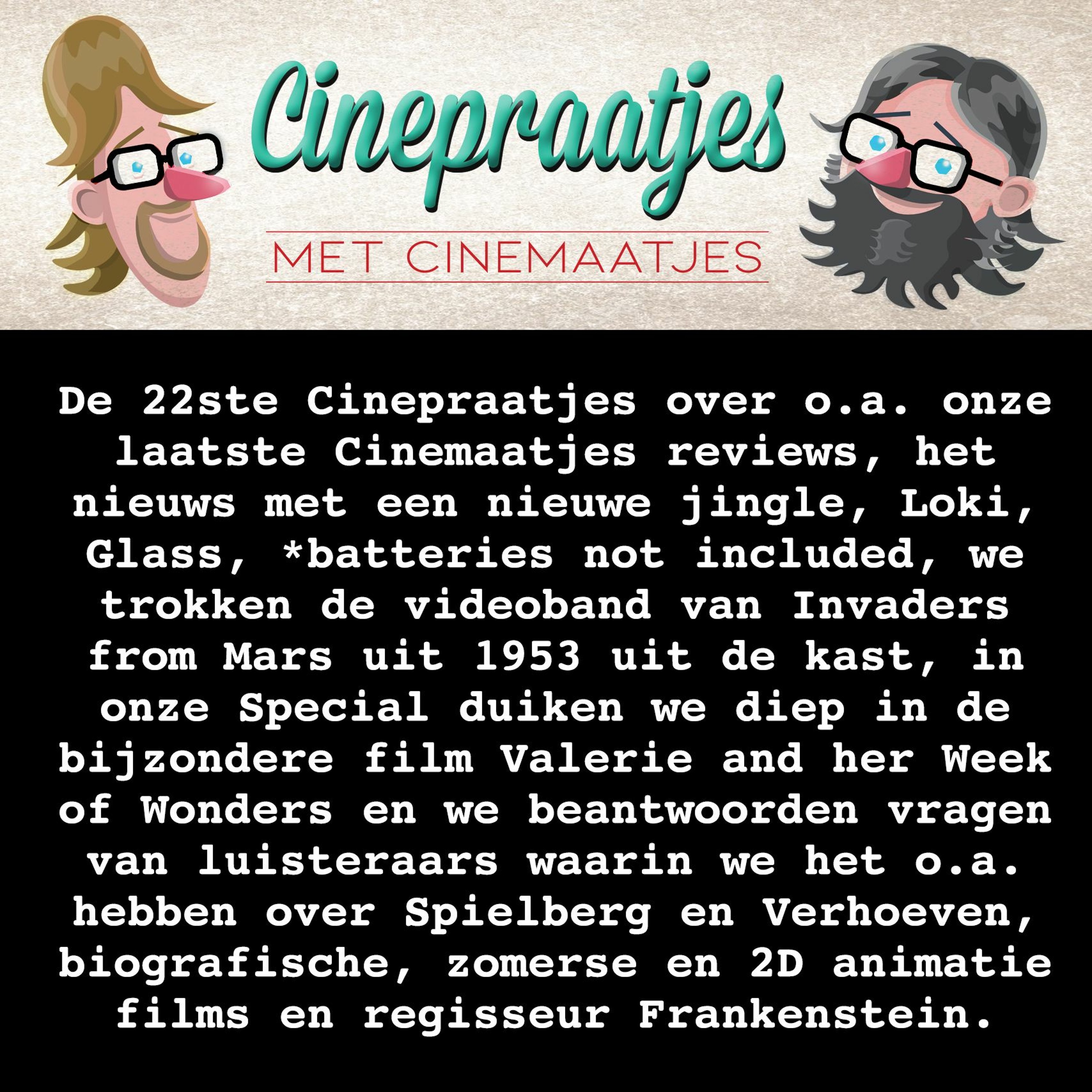 Cinepraatjes, de podcast van Cinemaatjes