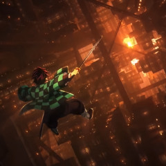 Muzan vs Hashira - Falling to Infinity Castle (Demon Slayer)