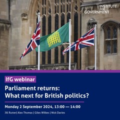 Parliament returns: What next for British politics?
