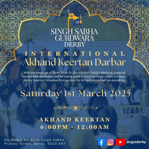 Bibi Mandeep Kaur - Derby International Akhand Kirtan Darbar 2025