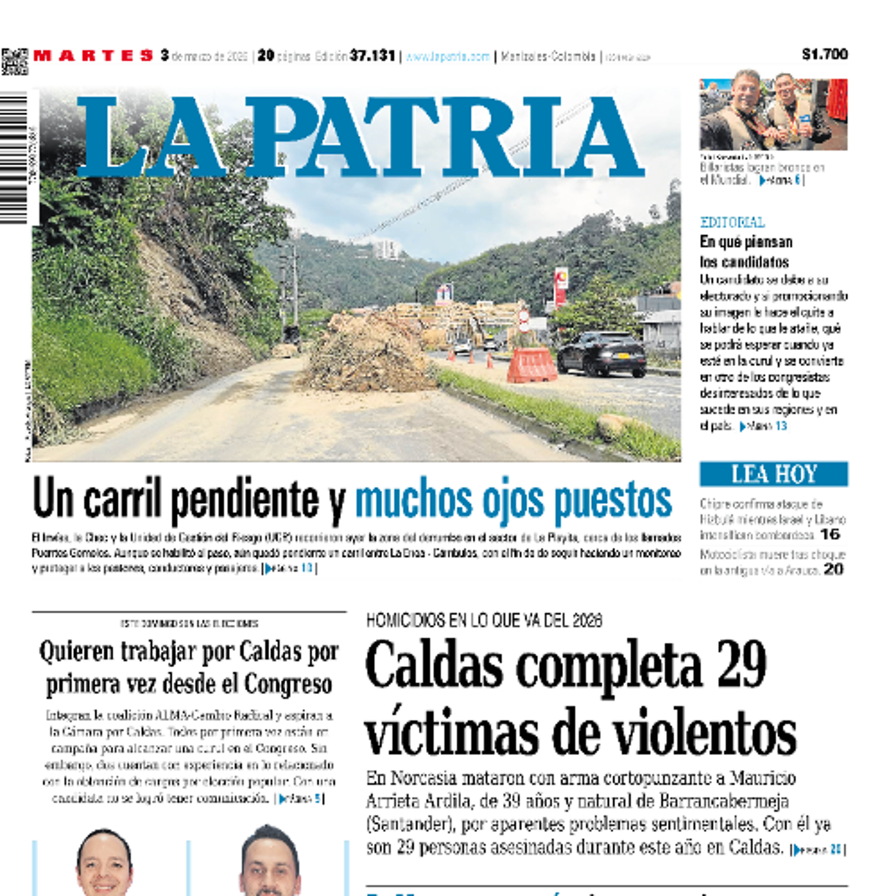 1. Titulares del informativo de la mañana - 3 de marzo episode artwork