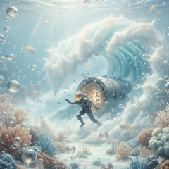 Underwater astronaut