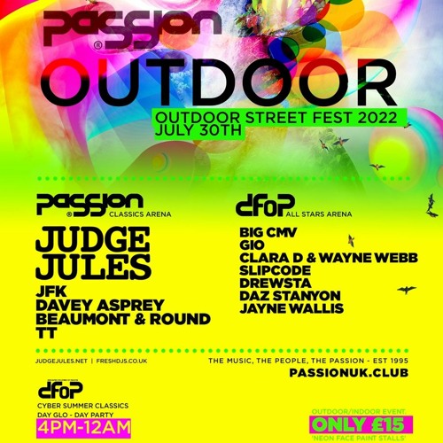 Slipcode - paSSion Outdoor Street Fest July 30th 2022 - Classic Trance