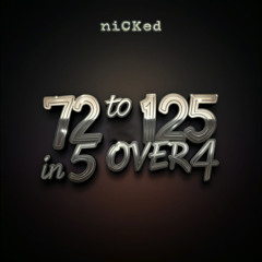 72 to 125 in 5 over 4 (BB100 miX)