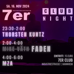 7erClubnight | 7er Club | Mannheim | 16.11.2024