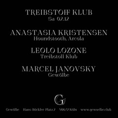 Leolo Lozone at Gewölbe Cologne / 02.12.2023 Treibstoff Klub with Anastasia Kristensen