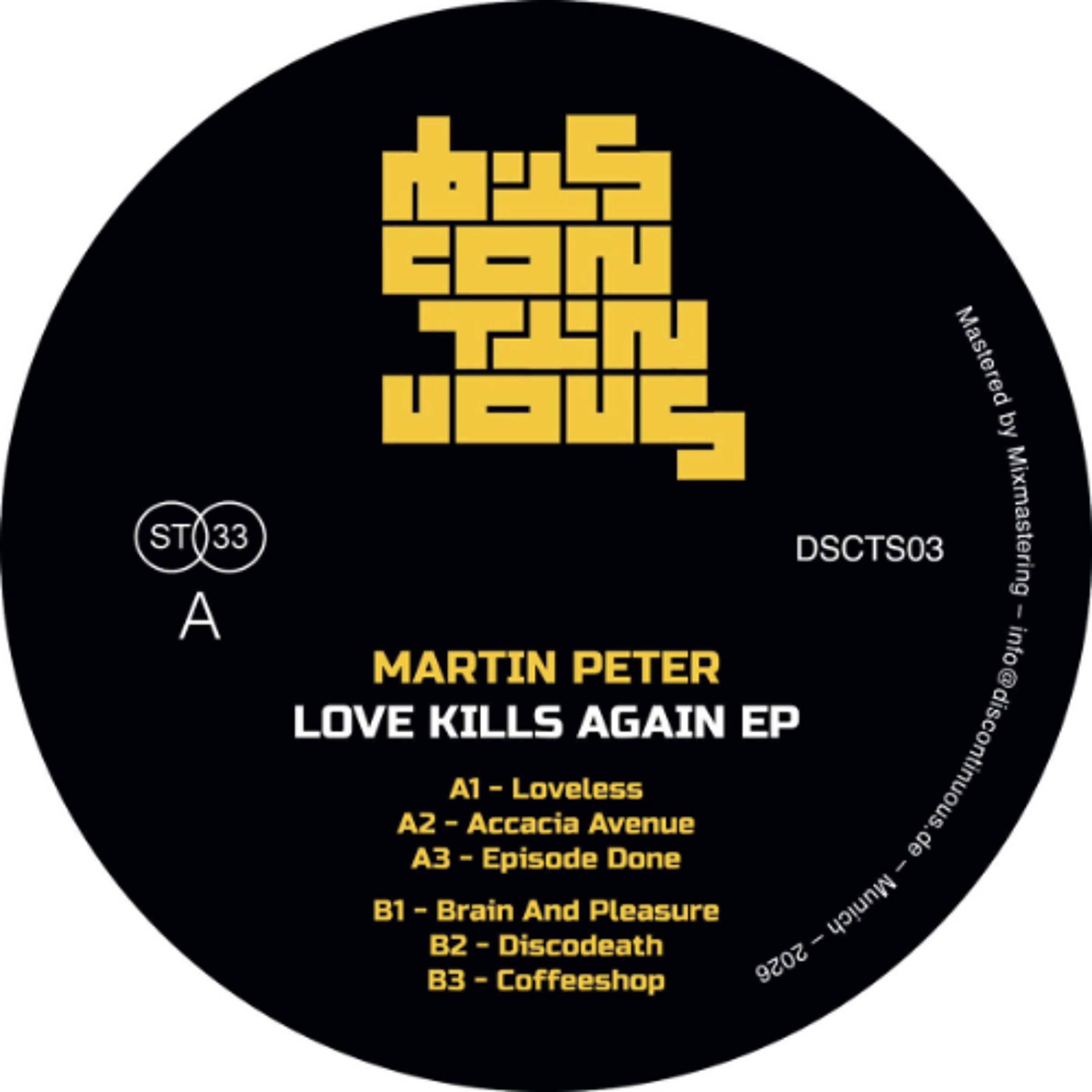 PREMIERE : Martin Peter - Discodeath