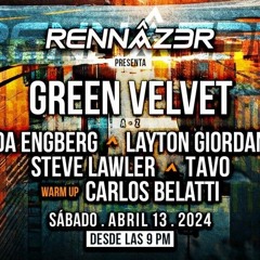 Green Velvet @ Rennazer, Estadio Azteca City, Mexico 13-04-2024