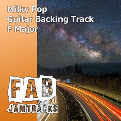 Milky Pop Guitar Backing Track F Major
