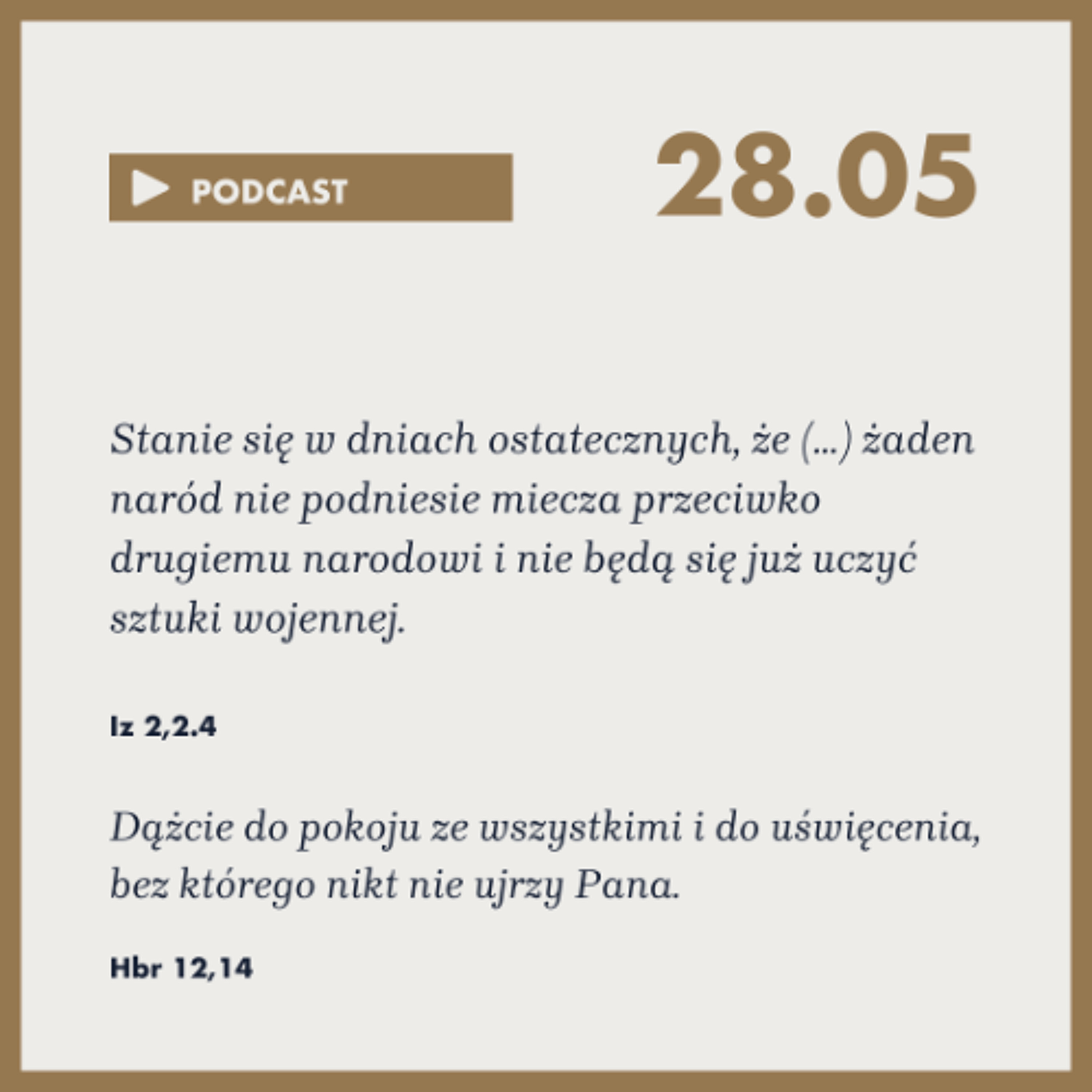 Poranek ze Słowem na 28 maja 2025 episode artwork