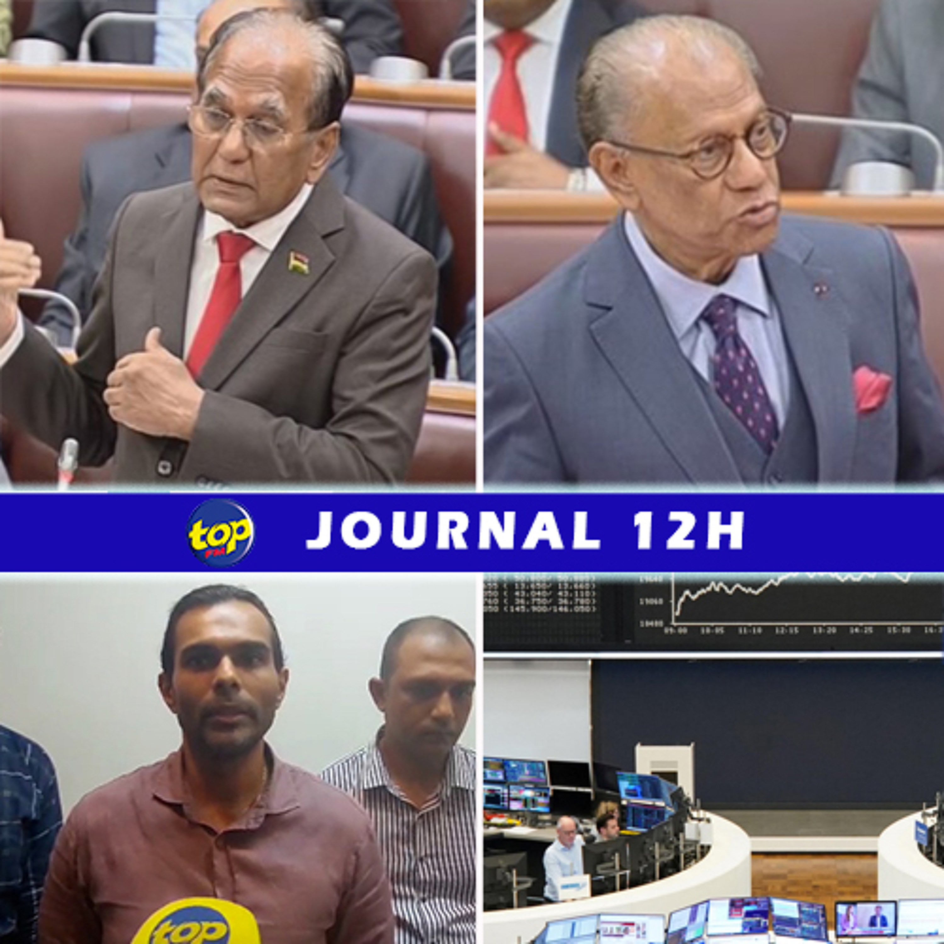 Le journal de 12H de ce mardi 08 avril 2025