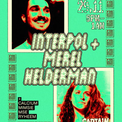 Captain 29/11 Supporting Merel Helderman & Interpol (Live)