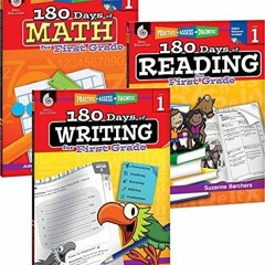 Ebook Dowload 180 Days of Practice for First Grade (Set of 3), 1st Grade