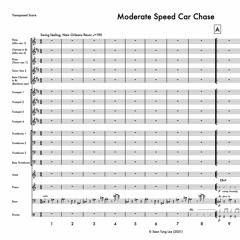 Moderate Speed Car Chase (Jesse van Ruller/ arr. Seen Tung Lee)(2021)