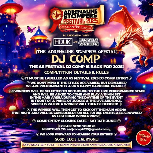 DJ Brady - Adrenaline Stompers Festival 2025 DJ Competition Entry