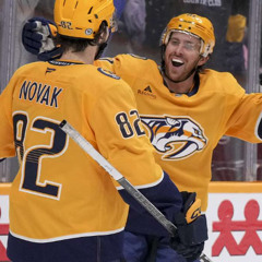 Tommy Novak & Jonathan Marchessault Postgame (January 21, 2025)- NSH 7, SJS 5