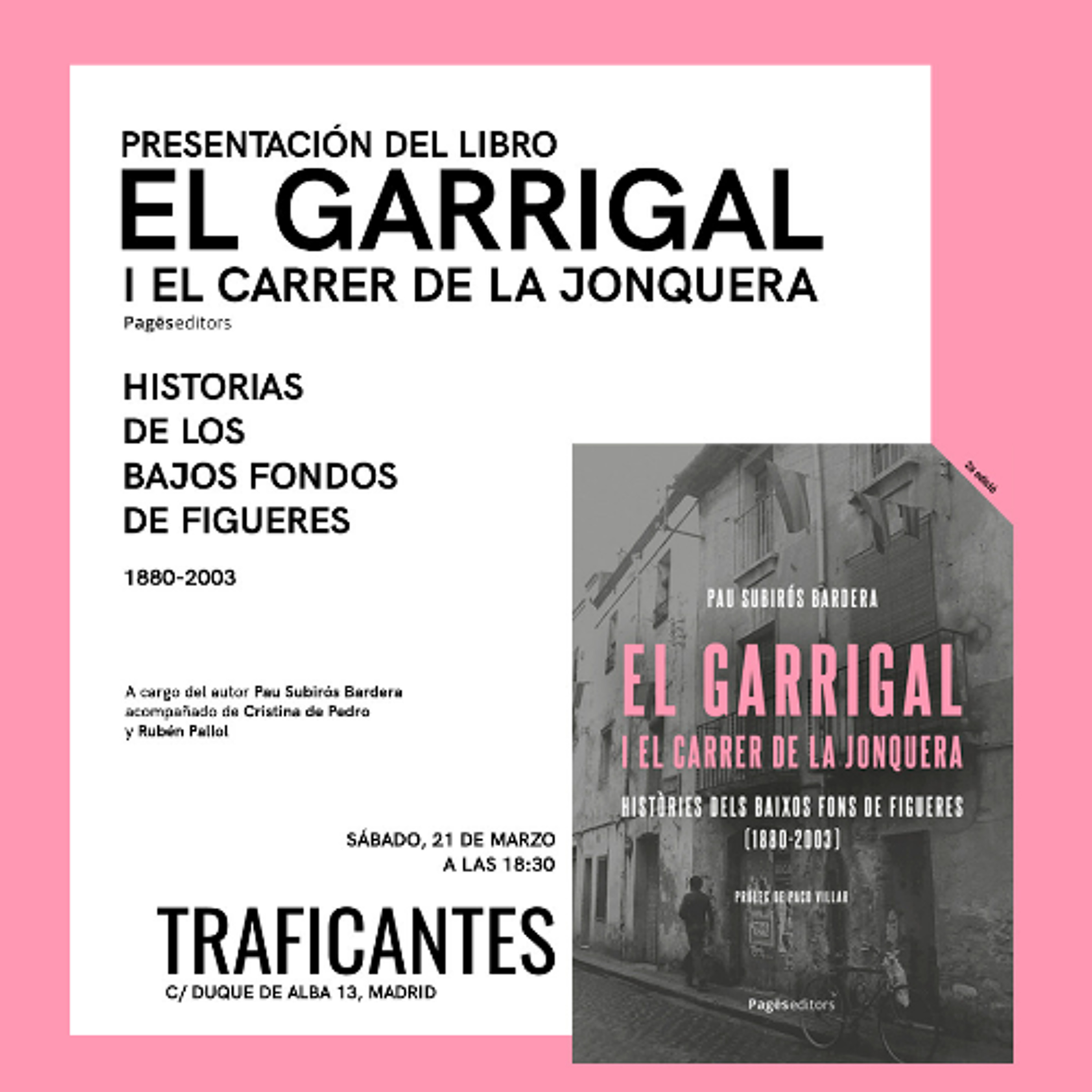 Presentación del libro "El Garrigal i el carrer de la Jonquera. Històries dels baixos fons de Figueres (1880-2003)" episode artwork