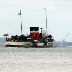 PS Waverley on the Thames by Shornemead Fort