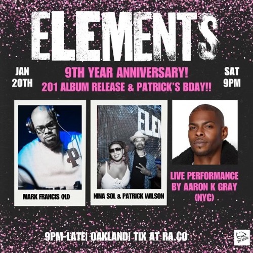 LIVE AT ELEMENTS OAKLAND JAN 2024
