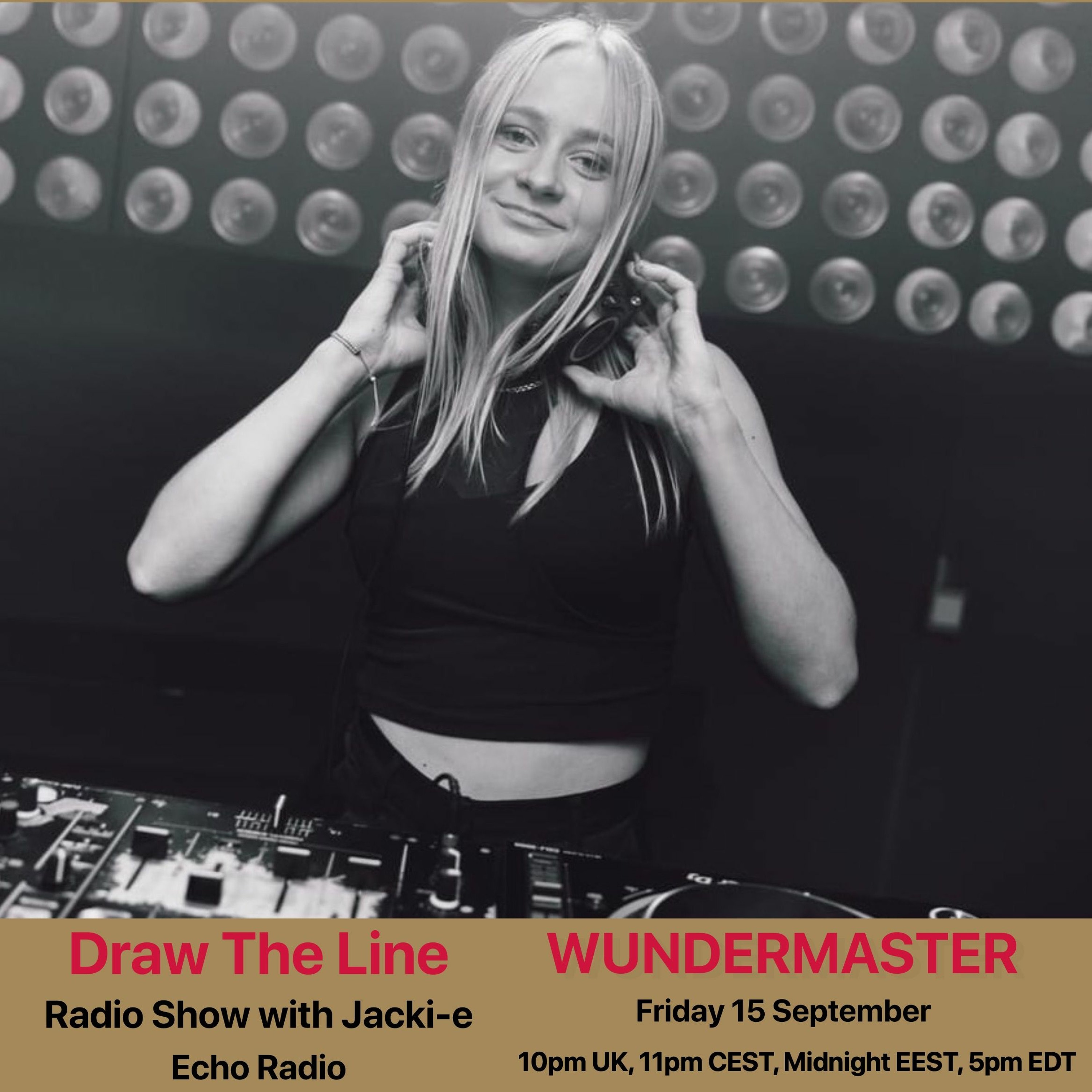 #274 Draw The Line Radio Show 15-09-2023 with guest mix 2nd hr by Wundermaster episode artwork