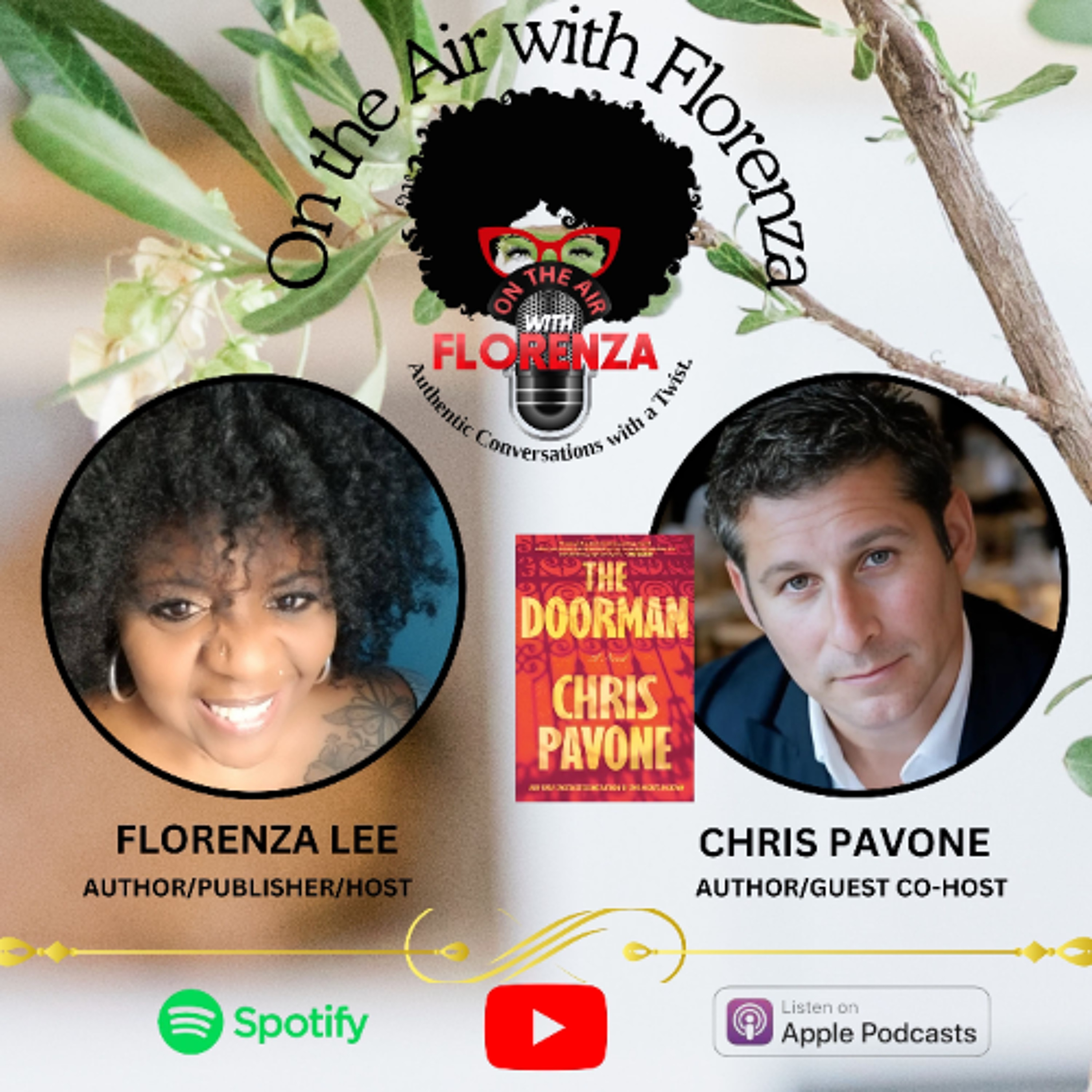 cover of episode Chris Pavone Co-hosts On the Air with Florenza