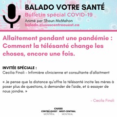 Allaitement Pendant Une Pandémie - E092 - Balado Votre Santé