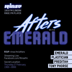 Afters with Emerald Vol. 5: Preditah - 27 February 2020
