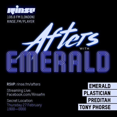 Afters with Emerald Vol. 5: Plastician - 27 February 2020
