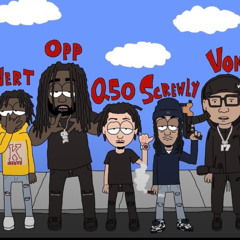 Vonoff1700 x Big Opp x Screwly G x 🆓 Bloodhound Q50 x Vert - All or Nun