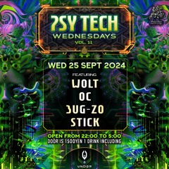 PSY TECH WEDNESDAYS Vol.11 @CLUB UNDER 22:00-0:00 25 Sep 2024