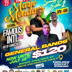 FAMOUS INTERNATIONAL LIVE AT MARIO MONDAYS ANTIGUA FT KRAFF GAD PERFORMANCE LIVE