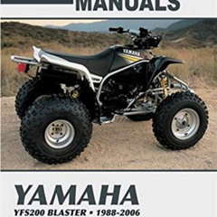 [Read] EBOOK 💌 Yamaha YFS200 Blaster, 1988-2006: Maintenance * Troubleshooting * Rep