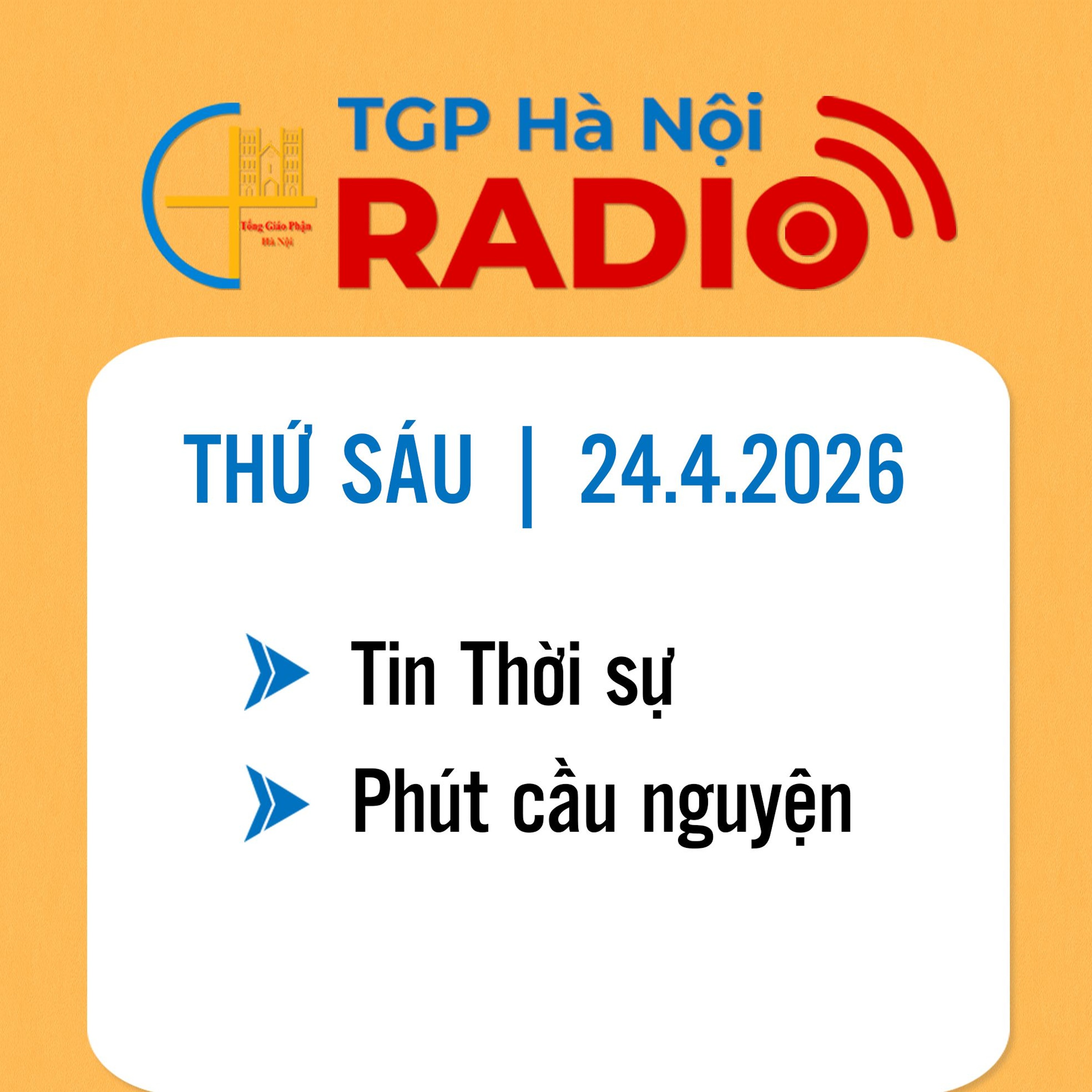 Thứ Sáu ngày 24/4/2026