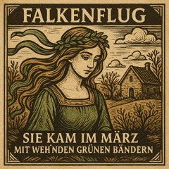 Sie kam im März mit weh’nden grünen Bändern