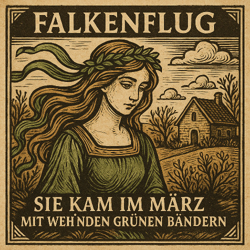 Sie kam im März mit weh’nden grünen Bändern