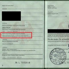 A German modern passport with a surprise