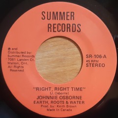 Johnny Osbourne -Right Right Time  + Version