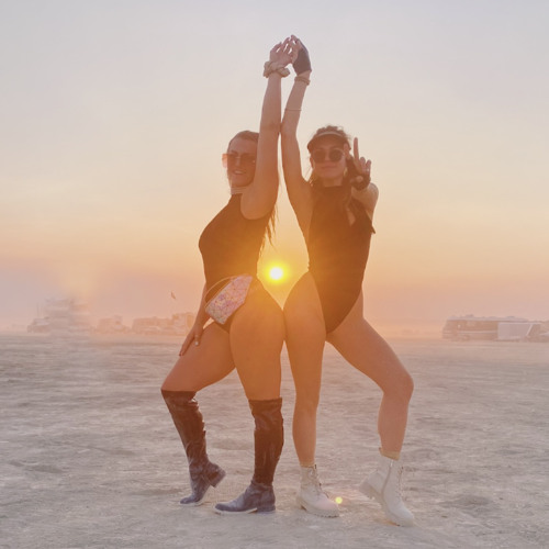 Burning Man 2021: Sunset at Camp Granada