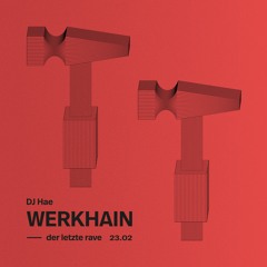 DJ Hae - DJ Set @ WERKHAIN - der letzte Rave, 23-02-2024