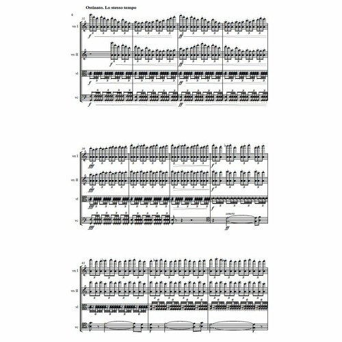 Pawel Strzelecki: String Quartet No. 19 "Hast" (2024), 23' ca.